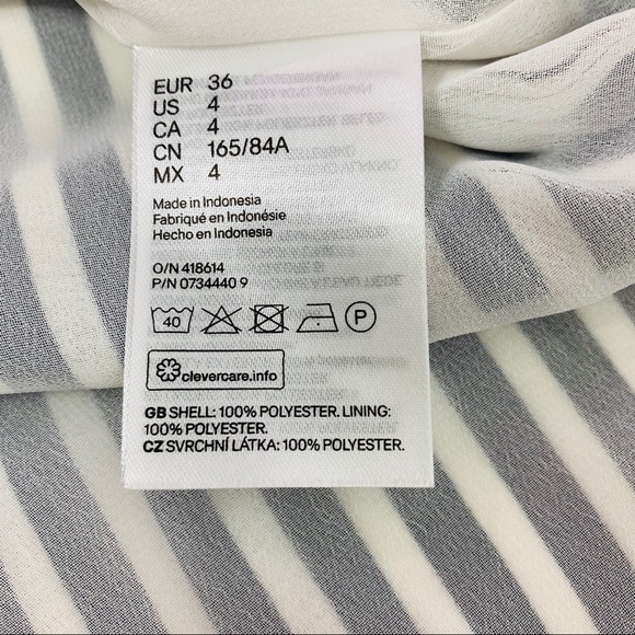 H&M Size 4 Striped Dress - Picture 8 of 8